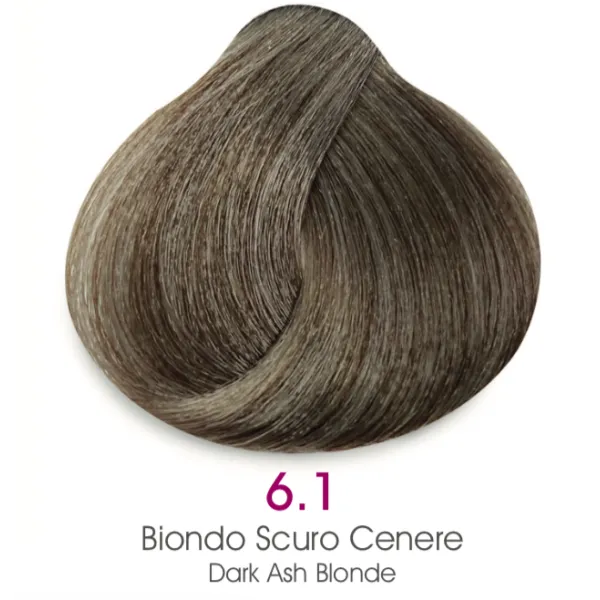 TMT Milano Art Collection Crema Colorante Luminacolor 6.1 Rubio Oscuro Ceniza 100ml - 1
